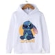 thumbnail image 5 of Sudadera con capucha de Stitch para niños, sudadera Kawaii, nueva ropa informal de dibujos animados de anime a la moda, para niñas y niños, top cálido, 5 of 5