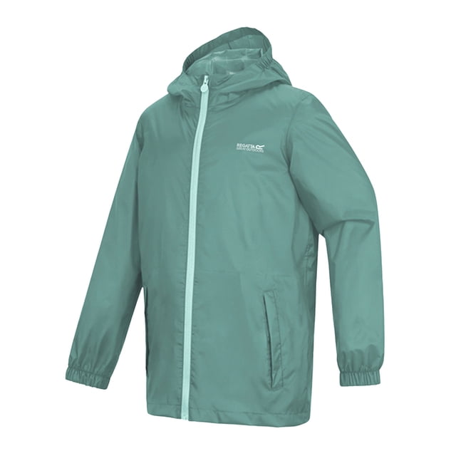 Regatta Great Outdoors Boys/Girls Pack It Jacket III Waterproof Packaway Black