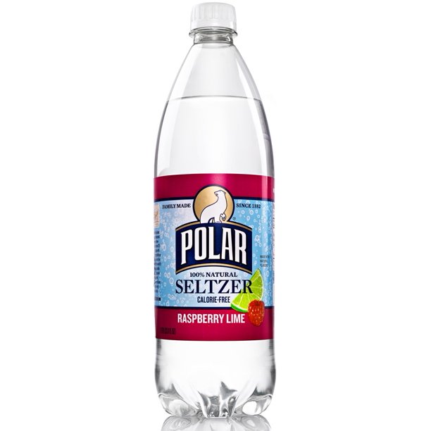 Polar Sparkling Water, 33.8 Fl Oz, 12 Count Bottles