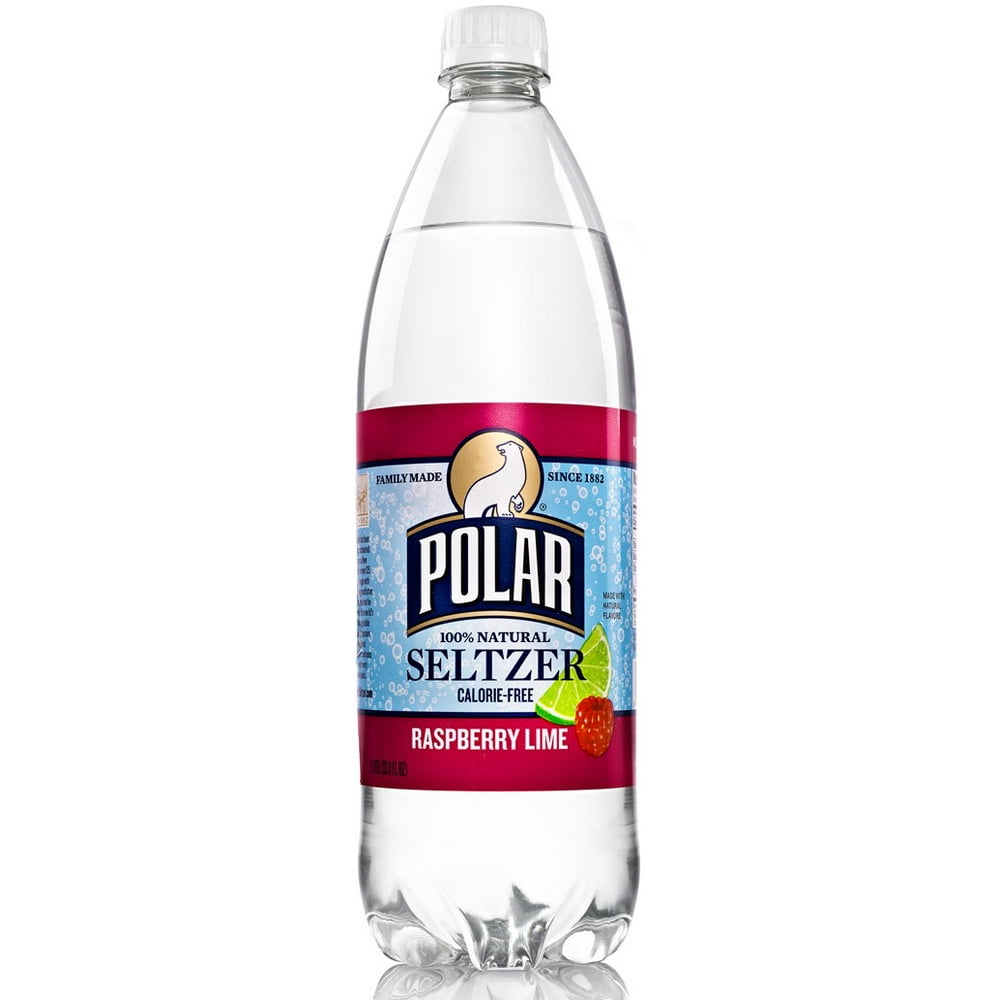 Polar Seltzer Water, Raspberry Lime, 33.8 Fl Oz, 12 Ct