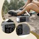 thumbnail image 5 of Radio de emergencia con manivela y conector para auriculares, linterna compacta de energía solar gris, 5 of 9