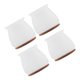 thumbnail image 1 of Yuarrent Protector de silicona para patas de silla, 4 Uds., cubierta antideslizante para pies de mesa, tapa para patas de muebles de suelo de dura Cubiertas para muebles de jardín Blanco Yuarrent HA005820-01, 1 of 6