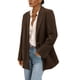 thumbnail image 1 of Blazer PRETTYGARDEN Mujer Chaqueta de Invierno de Pana Café XXL, 1 of 8
