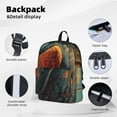 Uemuo Western Desert Cactus Bald Eagle Pattern Backpack for Work and