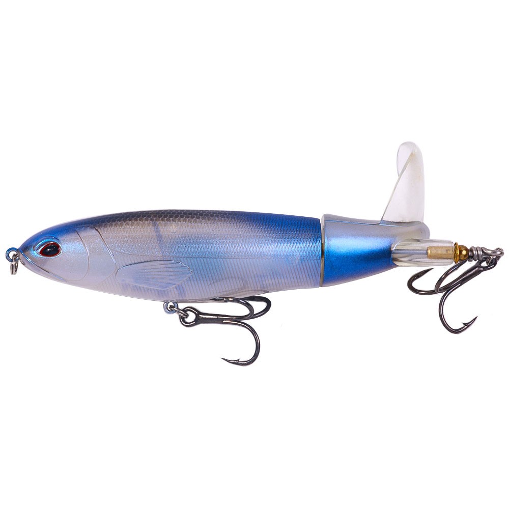 10x Whopper Plopper Topwater Floating Fishing Lures Rotating Tail for Bass 5.5"
