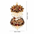 thumbnail image 4 of Light-Up Christmas Scene Wall Decor, Illuminated Christmas Tree & Village Wall Hanging, Cascading Warm Lights, Indoor Holiday Decor, 4 of 7