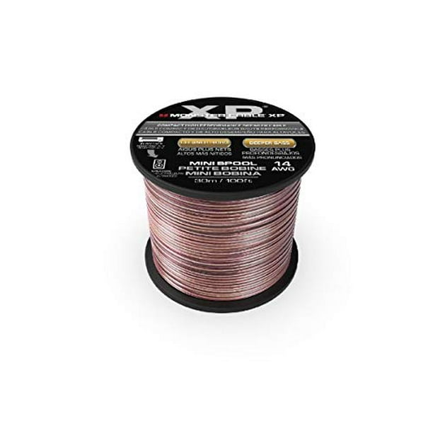 Monster XP Copper Clad Aluminum (CCA) Speaker Wire 14 Gauge Cable 100