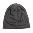 thumbnail image 5 of beishanbush Baseball Caps Men's and Women's Lightweight Slouch Beanie Solid Color Knitted Hats Soft Hat for Autumn and Winter Dark Gray, 5 of 7