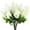 White, variant on 4PCS Artificial Wisteria Bundle Fake Hyacinth Flowers Silk Floral Bouquet Arrangements Home Garden Fences Restrant Hotel Parties Wedding Simulation Decor, White