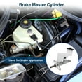 thumbnail image 2 of Unique Bargains Brake Master Cylinder for Honda Accord 2008-2012 Durable No.46100TA1A01 Engine Compartment Hydraulic Master Cylinder with Reservoir 1 Pcs, 2 of 7