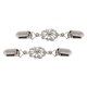 thumbnail image 1 of Paquete De 2 Crystal Rhinestone Vintage Cardigan Suéter Clip Capa Camisas Collar Broche De Cierre Broche Botón Pin, 1 of 9