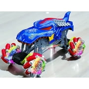 1:16 Scale Monster Truck with 2.4 GHz Controller, 360 Spin Stunt Toy for Kids