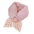thumbnail image 1 of Bufanda de lazo de felpa para invierno, cálida bufanda para niñas y bebés, con cuello grueso y forro polar, 1 of 1