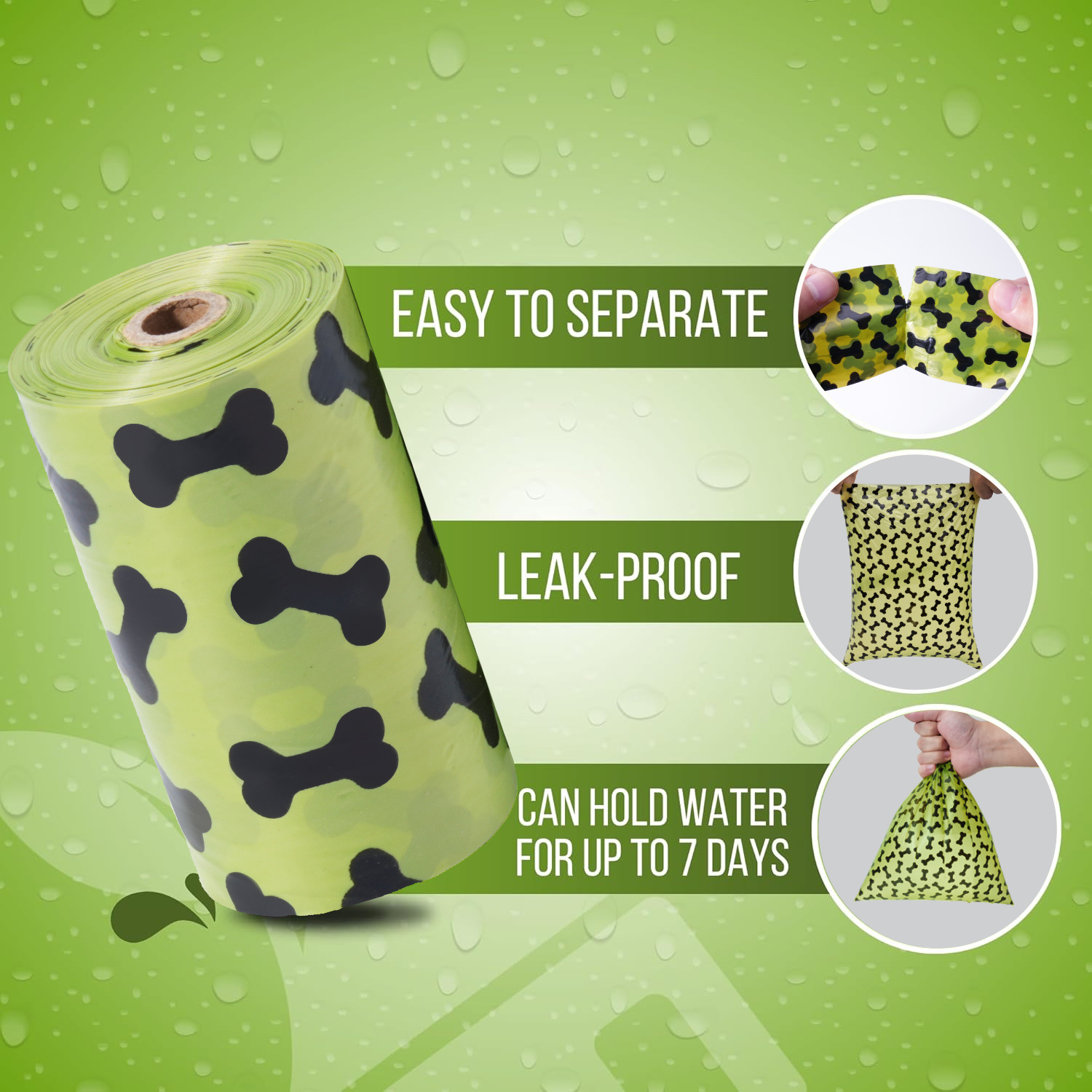 PayUSD Dog Poop Bags Dog Waste Bags with Dispenser 40 Rolls 800 Counts Extra 1.5C Thickness