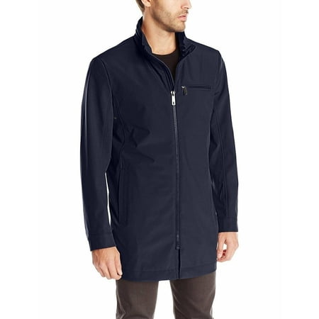 Kenneth Cole New York Men's Softshell Rain Jacket, navy, XX-Large