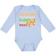 thumbnail image 3 of Inktastic Save the Earth. Its the Only Planet with Pizza. Boys or Girls Long Sleeve Baby Bodysuit, 3 of 5