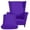 Purple Velvet, variant on XYZCANDO Pure Black Velvet 2 Piece Wingback Chair Cover Set, Stretch Washable Armchair Slipcover Protector for Living Room Bedroom Furniture Decor