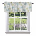 thumbnail image 2 of Retro Underwater Blue Crab Green Seashell Valances for Windows,Kitchen Valance Rod Pocket Short Curtain, Ocean Starfish Valance Curtain Window Valances for Bedroom Bathroom Living Room 42x18in, 2 of 9