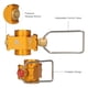 thumbnail image 5 of Convertidor de estufa Gas Saver Plus Convertidor de gas Cambio de cambio Adaptador de conversión de tanque de Gas Válvula adaptadora de gas para Camping Senderismo Pesca Irfora Convertidor de estufa, 5 of 6