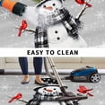 thumbnail image 5 of Grey Snowman Christmas Outdoor Rug for Patio/Deck/Porch, Non-Slip Large Area Rug 5 x 8 Ft, Xmas Snowflake Birds Indoor Outdoor Rugs Washable Area Rugs, Reversible Camping Rug Carpet Runner, 5 of 8
