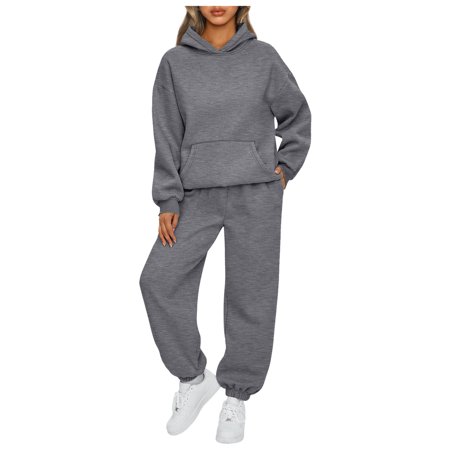 Women s New Fall/winter 2 Piece Casual Hoodie Tracksuit Pantsuit Women s New Fall/winter 2 Piece Casual Hoodie Tracksuit Pantsuit