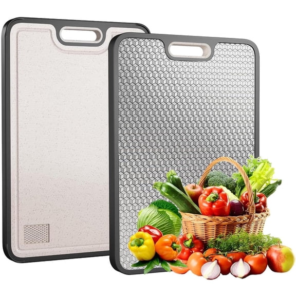 Titanium Cutting Board for Kitchen Double-Sided Chopping Boards 16"x11"