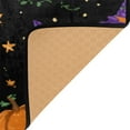 thumbnail image 3 of Non-Slip Area Rug 36"x24" Indoor Washable Floor Mats Carpet Printed for Living Room, Bedroom, Home Decor Purple and Orange Halloween Icons, 3 of 7