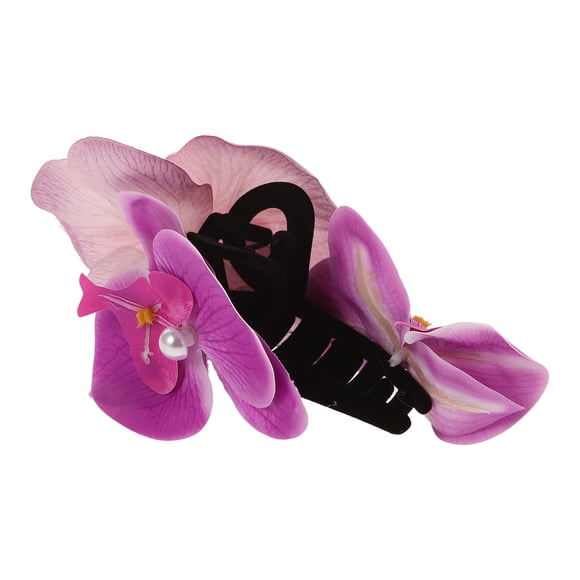 HONITANO Multi Color Faux Butterfly Orchid Hair Clip Decorative Hairpin for Various Hairstyles