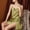 Green, variant on Helii Women's Satin-Like Silky Cowl Neck Slip Nightgown Sleeveless Adjustable Spaghetti Strap Slit Mini Nightdress Summer Elegant Loungewear Short Dress in 15 Colors Soft Lightweight