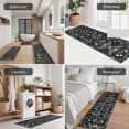 thumbnail image 5 of Pioneer Flower Floral Print Pattern Kitchen Rugs Sets Of 3,Kitchen Runner Rugs Non Skid Washable,Decorative Kitchen Floor Mats for Kitchen,Sink,Laundry,17"x30"+ 17"x47" + 17"x59", 5 of 6