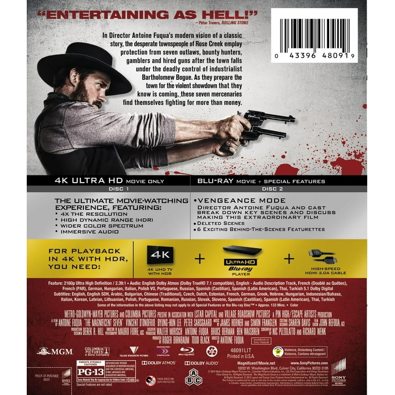 Sony Pictures: The Magnificent Seven (4K Ultra HD + Blu-ray