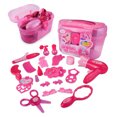 thumbnail image 4 of Children Pretend Play Make Up Toys Makeup Kit Hairdressing Simulation Plastic Toys For Little Girls Dressing Beauty Accessories Travel Box, 4 of 5