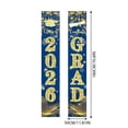 thumbnail image 3 of Graduation Navy Blue Gold 2026/Navy Gold Graduation Party Decorations/Congrats Grad Porch Banner For Navy Blue Grad Indoor Outdoor Wall Party Class Of 2026, 3 of 7