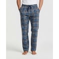 thumbnail image 3 of Real Essentials 3 Pack: Men's Soft Cotton Flannel Pajama Pants PJ Lounge Bottoms Elastic Waist Pockets (Big and Tall), 3 of 9