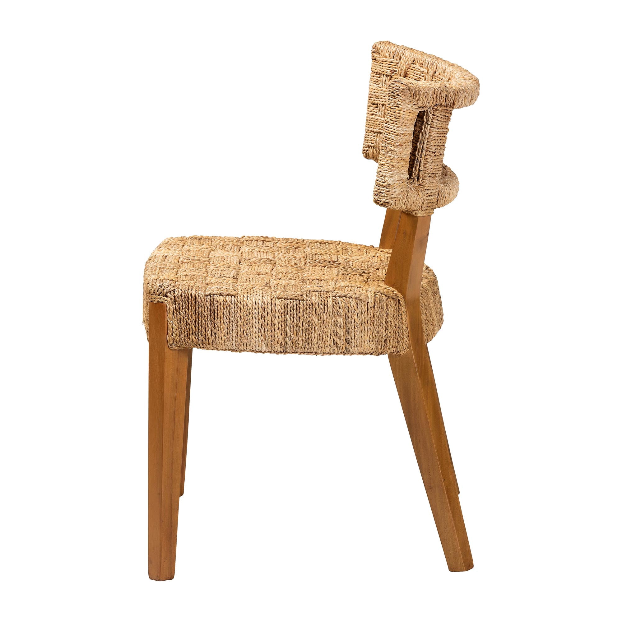 bali & pari Sabit Boho Dining Chair, Natural Brown