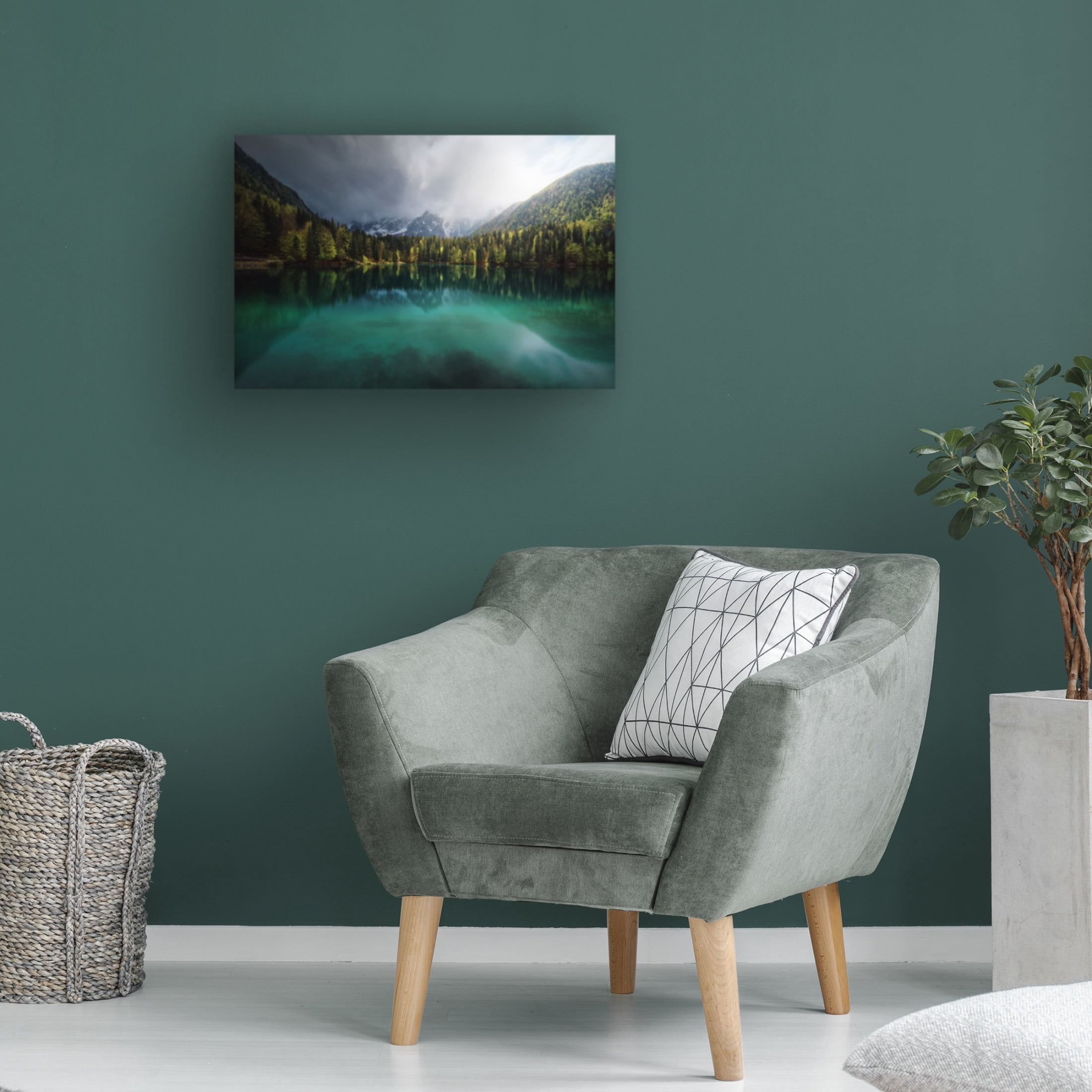 Canvas Wall Art - Juan Pablo de 'Menta ' Wall Art for Living Room, Bedroom, or Office Décor by Trademark Fine Art - 24 x 16 Inches