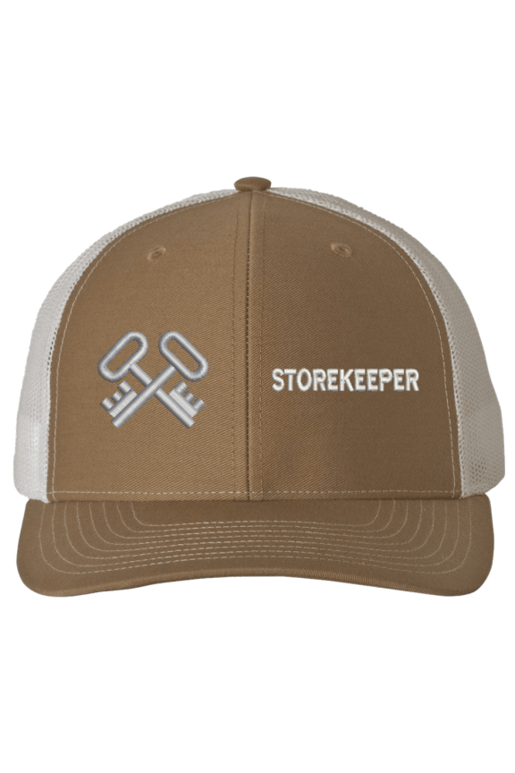Navy Storekeeper (SK) Rating USA Mesh-Back Cap