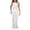 White, variant on Wdgfv Women Maxi Halter Dresses Formal Sleeveless Bodycon Ruched Cutout Party Evening Long Dress
