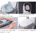 thumbnail image 2 of Universal Can Be Washed Bathroom Accessories Household Ring Mat Toilet Seat Cover Closestool Mat Toilet Cushion ORANGE, 2 of 8