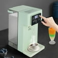 thumbnail image 4 of 3L Desktop Instant Hot Water Dispenser, 1500W Large Water Tank, Countertop Water Kettles, Quick Heating & Outputting, Smart Touch Screen, Child Lock, Green, 4 of 17