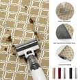 thumbnail image 5 of Round Rugs 6Ft, Brown Morocco Round Area Rug Washable Indoor Throw Carpet, Abstract Modern Geometric Textured Soft Non Slip Circle Rug for Office Cabinet Home Decor Aesthetic, 5 of 8