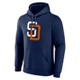 thumbnail image 2 of Men's Navy San Diego Padres Cooperstown Collection Pullover Hoodie, 2 of 3