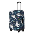 thumbnail image 2 of Picia Friendly Smiling Sharks Luggage Protector Cover Thicken Suitcase Protector Cover Fit 18-32 Inch Luggage-X-Large, 2 of 9