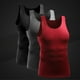 thumbnail image 2 of Camiseta sin mangas de compresión para hombre, paquete de 3, chaleco ajustado de secado rápido que absorbe la humedad, 2 of 7