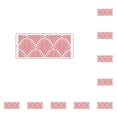 thumbnail image 1 of Billuyoard Birthday Cake Edge Decoration Hollow Fondant Cupcake Pastry Stencil Icing Border Template Cookie DIY Plastic Decorating Mould JY-6151 10piezas, 1 of 6