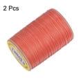 thumbnail image 3 of 2pcs Upholstery Sewing Thread 328 Yards 300m Polyester String, Pink, 3 of 6