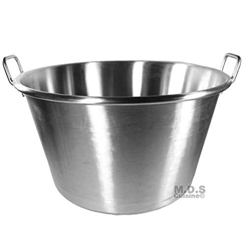 Large Cazo Stainless Steel 21" Caso para Carnitas Gas Heavy Duty Wok