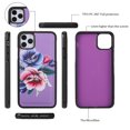 thumbnail image 6 of Feishell for Apple iPhone 11 Crossbody Wallet Detachable Case,for Women Girls,Flower Pattern PU Leather RFID Blocking Multi Card Slots Zipper Phone Case with Shoulder & Hand Strap,Purple, 6 of 12