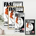 thumbnail image 4 of Style Passion Life Fashion Woman IV 12 in x 20 in Framed Painting Canvas Art Print, by Designart, 4 of 5