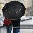 thumbnail image 2 of MesaSe Parasol de Golf Compact Extra Grand 62” Double Auvent Ventilé Coupe-Vent, 2 of 10